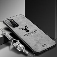 LANLIN สำหรับ Xiaomi F3 Poco F3 GT เคสโทรศัพท์ Xiaomi,เนื้อผ้ารูปกวางผ้าซิลิโคนนิ่มกันกระแทกเคสฝาหลัง TPU ลายกวางสำหรับ Xiaomi Poco F3เคส