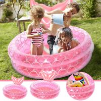 Mermaids Inflatable Pool Bathing Kids Summer Home Outdoor Swimming Pool Inflatable Square Swimming Pool For Kids Gifts