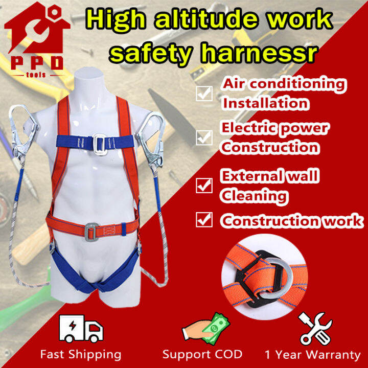 Highaltitude operation safety belt Fivepoint safety belt construction