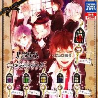 Full Set Gashapon Diabolik Lovers Torareru no Rose Strap รักซาดิสม์ของเหล่าแวมไพร์ Takara Tomy A.R.T.S แท้ Japan.