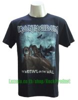 เสื้อวง IRON MAIDEN ไอเอิร์นเมเดน ไอร่อน ไซส์ยุโรป เสื้อยืดวงดนตรีร็อค เสื้อร็อค  PTA1840 มีปลายทาง