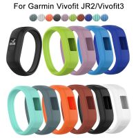 [SOSO 3C accessories] สายนาฬิกาข้อมือสำหรับ Garmin Vivofit 3 JR 2กีฬาดูสมาร์ทวงสร้อยข้อมือซิลิโคน C Correa สายรัดข้อมือ Vivofit3