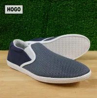 HOGO รองเท้าผ้าใบ รองเท้าผ้าใบผู้ชาย Slipon นิ่มสุดๆ กันลื่น ทนทาน คู่เดียวเอาอยู่ รองเท้าผู้ชาย รองเท้าแฟชั่น พร้อมส่ง