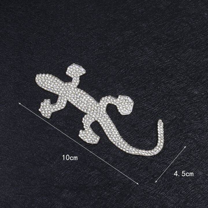 hotx-dt-rhinestone-gecko-dog-iron-on-patches-for-clothing-appliques-sticker-badge-apparel-decoration