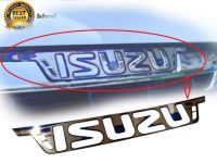 แผ่นป้ายสแตนเลส ครอบโลโก้กระจังหน้า ISUZU DMAX ไทเท โลโก้ ติดรถยนต์ ​ISUZU DMAX 2020​ +++ตัวใหม่ สีไทเท***** จัดส่งเร้ว บริการประทับใจ*