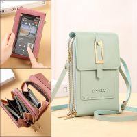 Women Bags Soft Leather Wallets Touch Screen Cell Phone Purse Crossbody Shoulder Strap Handbag for Female Cheap Womens Bags sac