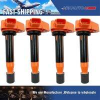 ✢♀✧ 4PCS ARKAUTO ORANGE PERFORMANCE IGNITION COIL UF242 UF400 30520P8EA01 30520PGKA01 FOR Acura El Honda Civic L4 1.7L