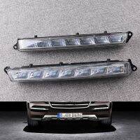 Pair L R LED Daytime Running Light Fog Lamp For Mercedes-Benz X164 X166 GL320 GL350 ML63 AMG 1649060351 1649060451