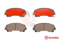 P56 106C ผ้าเบรก F (แท้ BREMBO รุ่น Ceramic) NISSAN เอ๊กซ์-เทรล X-Trail T32 2.0 2.5D (SUV) ปี2015-&amp;gt;