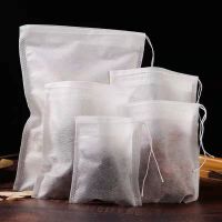 100Pcs Disposable Food Grade Non-woven Fabric Infuser With String Spice Filter Strainer Teabags