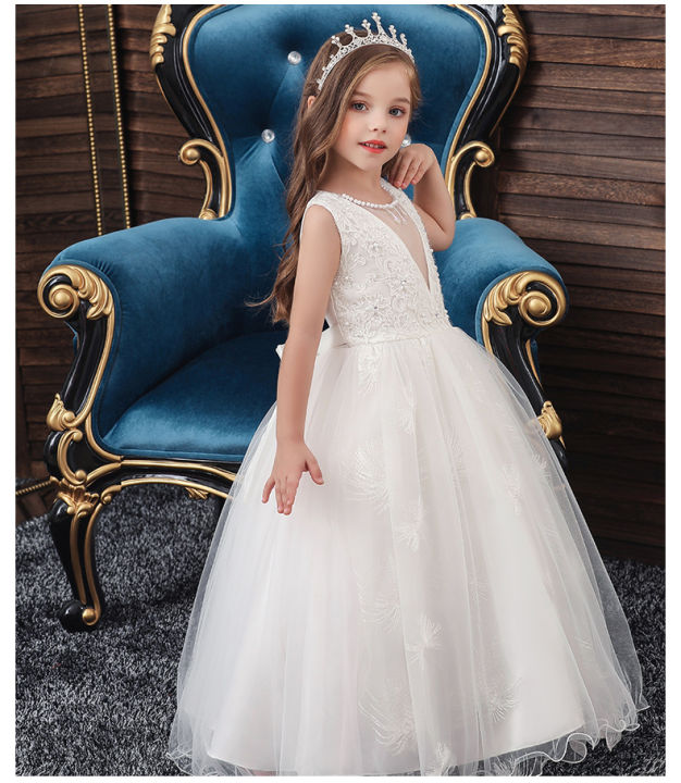Amazon.com: Fancy Girls Pageant Light Blue Dresses 0-12 Year Old L Size 2:  Clothing, Shoes & Jewelry