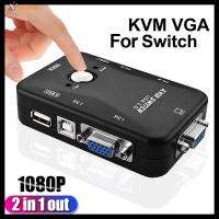 RUANEHAN เครื่องพิมพ์ USB จอภาพแป้นพิมพ์ใหม่ล่าสุด HD สำหรับสวิตช์สาย VGA Splitter KVM Conterver Mouse Swcher