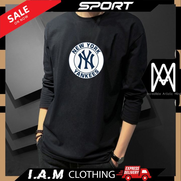 Shirts, New Mens New York Yankees Long Sleeve Shirt Medium