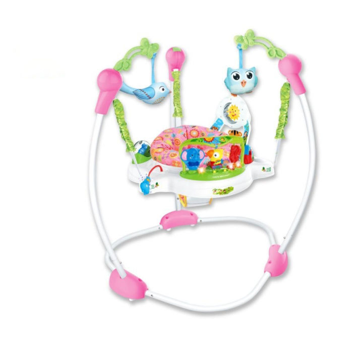 พร้อมส่ง-jumperoo-จั้มเปอร์เด็ก-มีดนตรี-มีไฟ-เสริมพัฒนาการเด็ก