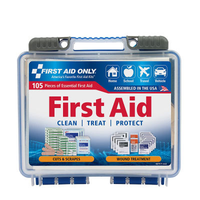First Aid Only 105 Piece On-The-Go First Aid Kit
