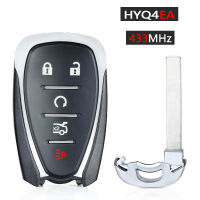 KEYECU 315433MHz ID46 Chip HYQ4AA HYQ4EA Smart 5 Button Remote Key Fob for Chevrolet Camaro Equinox Cruze Malibu Spark 2016-20