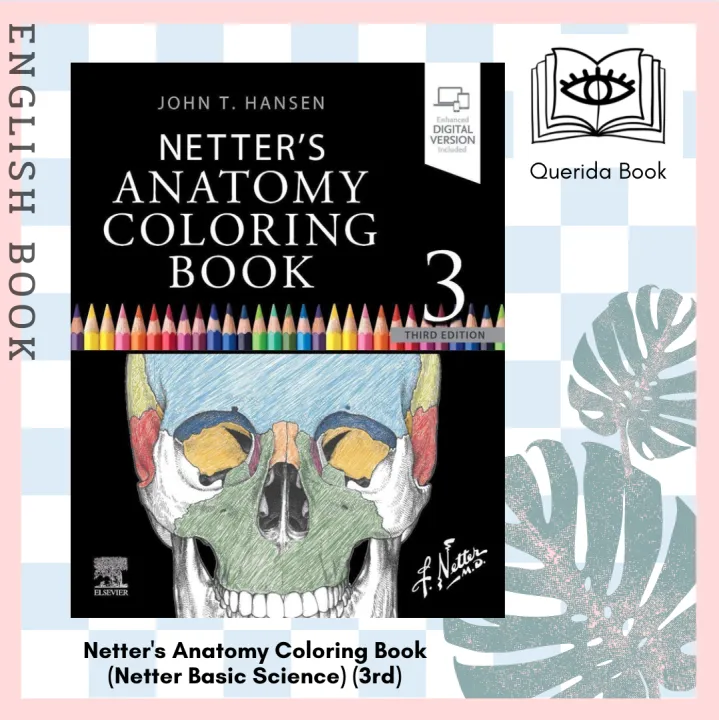 [Querida] สมุดระบายสี Netter's Anatomy Coloring Book Basic