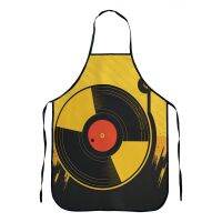 1 Pcs Geometric Apron Oil-proof Waterproof Apron Waist Wipe Hand Sleeveless Aprons Household Cooking Tools