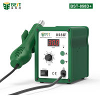 BST-858D HIih26wuaprl + ปืนลมร้อนการเชื่อมบัดกรีสถานีซ่อมปืนเป่าลมร้อนเกลียวไร้สารตะกั่วจอแสดงผลดิจิตอล LED สำหรับ Iih26wuaprl ซ่อมโทรศัพท์ iPhone