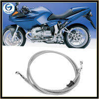 【Clearance Sale】150cm/59.1in สายเบรครถจักรยานยนต์ Silver Steel PVC ฉนวนกันความร้อน Universal Motorbike Accessory