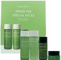 แท้ ? Innisfree Green Tea Special Kit EX (4 Items) กรีนที สเปเชี่ยล สูตรใหม่ เพื่อผิวสมดุล เรียบเนียน อินนิสฟรี เซ็ท