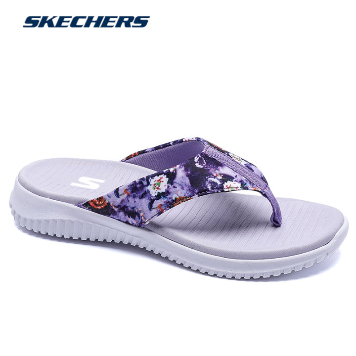 skechers-สเก็ตเชอร์ส-รองเท้าแตะ-ผู้หญิง-womens-flip-flops-สเก็ตเชอร์ส-รองเท้าแตะ-ผู้หญิง-gowalk-arch-fit-on-the-go-600-sandals-shoes-fashion-printed-รองเท้าแตะของผู้หญิง-140701-purple