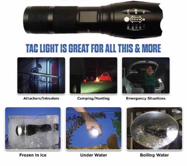 hero Tactical Flashlight,High Powered Tac Light As Seen On Tv,Military