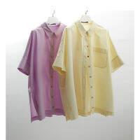 Spot parcel post Products in Stock New Sense of Design Shirt Womens Short-Sleeved R Hong Kong Style Top