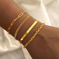 ✓℗﹊ PizzaBurger Gold Color Twist Cuban Chain for Jewelry Gifts Wholesale Dropshipping