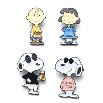 Peanuts Joe Cool and Woodstock Badge Reel 