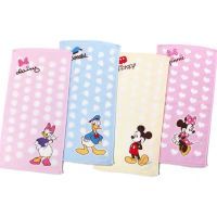 ┇ Disney Towel Cartoon Children Kids Boy Girl Adult Face Towel Minnie Mickey Mouse Donald Duck Water Absorbing 25x50cm