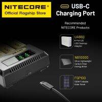 NITECORE Ci4สี่ช่องเสียบเครื่องชาร์จแบตเตอรี่ USB-C อัจฉริยะ18W QC PD เครื่องชาร์จที่มีประสิทธิภาพเยี่ยมเร็วสำหรับ IMR Li-Ion 18650 14500 26650ดับเบิลเอทริปเปิลเอกลางแจ้งโดยเฉพาะ