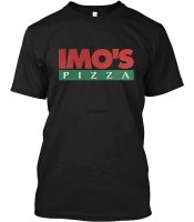 ผ้าฝ้าย 100%Imos พิซซ่าสั้น Unisex สำหรับชายหญิง TShirt สำหรับผู้ชาย TShirt สำหรับผู้หญิงสีดำ (2)【s-5xl