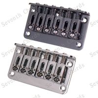 WK-A Set Length 78MM 6 String Roller saddle Electric Guitar Bridge - Top Load or Strings through body  / Chrome &amp; Black for choose