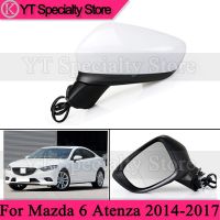 สำหรับ Mazda 6 Atenza 2014 2015 2016 2017อุปกรณ์เสริมรถยนต์กระจกมองหลังภายนอกชุดกระจกมองหลังกระจกด้านข้าง