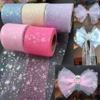 Hot 60mm (25yards/lot) Bling Bling Rainbow Sequin Chiffon Organza Ribbon DIY Handmade Materials Wedding Party Gift Wrap Supplies