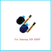 สําหรับ Samsung Galaxy A20 A205F A30 A305F A40 A405F A60 A605F เครื่องสแกนลายนิ้วมือเซ็นเซอร์ Touch ID Home Button Flex Cable