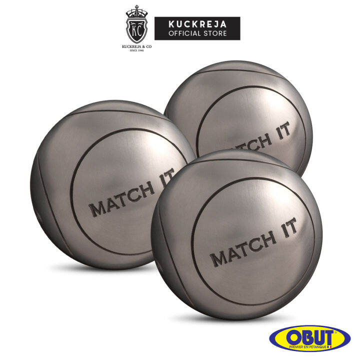 Boules De Pétanque Obut Match IT – Gravure Corse – 72 680 – État Neuf