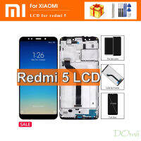 จอแสดงผล LCD Xiaomi Redmi 5แท้5.7นิ้ว + ชุดเครื่องอ่านพิกัดหน้าจอสัมผัสสำหรับ MDG1 Redmi5จอสำรอง MDI1