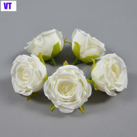ดอกกุหลาบตกแต่งเทียม VT 10ชิ้นดีไซน์สมจริงดอกไม้ปลอมตกแต่งสำหรับประดับงานแต่งงาน