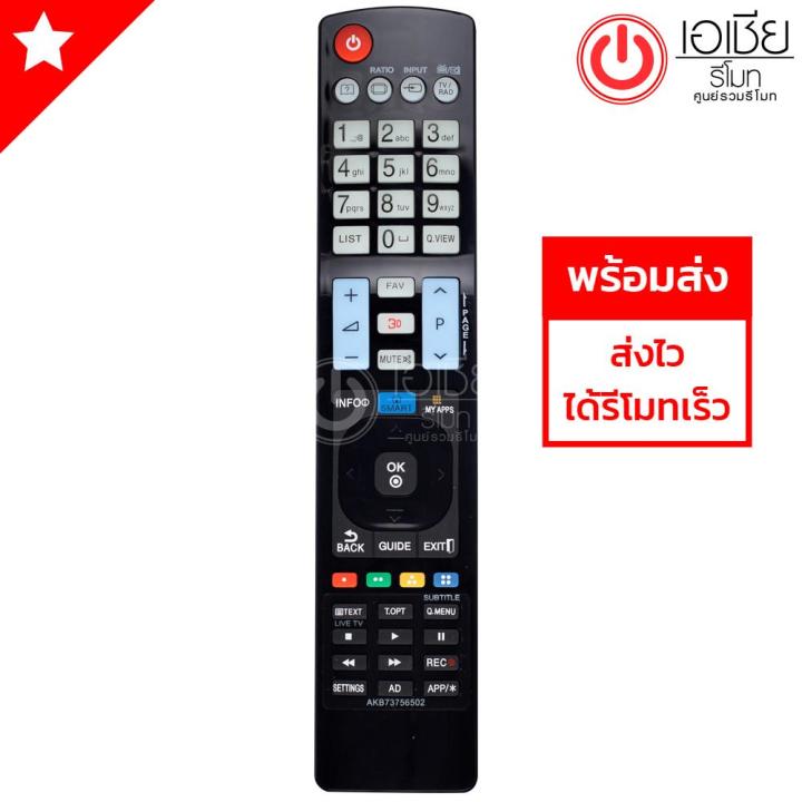 รีโมททีวี LG ใช้กับSmart TV LGได้ทุกรุ่น รองรับ3D มีสินค้าพร้อมส่ง [รหัส AKB73756502 รหัสนี้ใช้กับSmart TV แอลจีได้ทุกรุ่น]