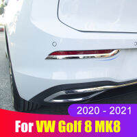 สำหรับโฟล์คสวาเกน VW G Olf 8 MK8อุปกรณ์เสริม2020 2021 2022 ABS รถด้านหลังไฟตัดหมอกปกกรอบตัดภายนอกตกแต่งรถจัดแต่งทรงผม