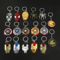 Avengers Pendant Keychain Disney Marvel Superhero Metal Keychain for Bag Thor Hammer Keyring Bottle Opener Men Accessories Gift