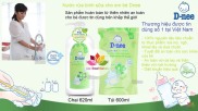 Nước rửa bình sữa cho bé D-nee 620ml nhập khẩu Thái lan