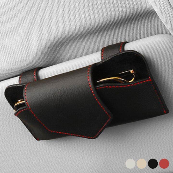 dfthrghd-car-sun-visor-glasses-case-sunglasses-holder-universal-eye-glasses-cases-card-ticket-clip-storage-boxes-car-accessories-interior