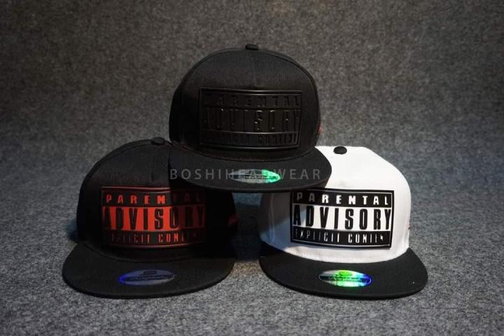 หมวก-advisory-snapback-หมวก-hiphop-หมวกเบสบอล-หมวกแฟชั่น-snapback-หมวกแฟชั่น-หมวกเต็มใบ-คุณภาพดี-ราคาถูก-ใส่ได้ทุกเพศทุกวัย-vintage-fashion-summer-2022