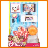 สินค้าขายดี!!! ของเล่น ชุดห้องรับแขก ตุ๊กตา บาร์บี้ Barbie Movie Night &amp; Accessories Playset ของแท้ ของเล่น โมเดล โมเดลรถ ของเล่น ของขวัญ ของสะสม รถ หุ่นยนต์ ตุ๊กตา โมเดลนักฟุตบอล ฟิกเกอร์ Model