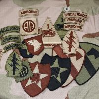 tomwang2012.FULL SET US ARMY SPECIAL FORCES &amp; AIRBORNE &amp; RANGER TABS EMBROIDERED PATCH