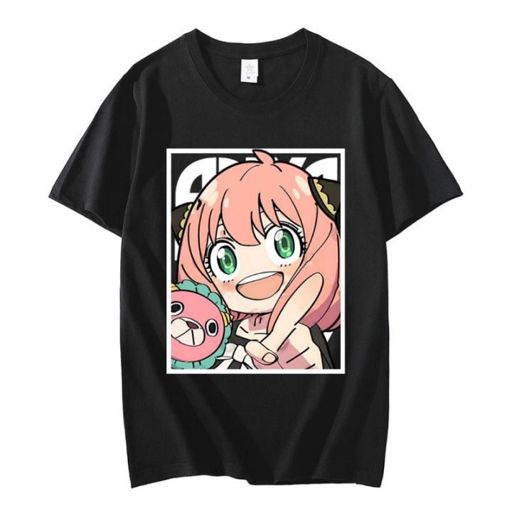 funny-spy-x-family-forger-anya-tshirts-print-t-shirt-anime-100-cotton-gildan