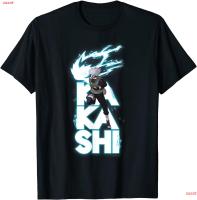 leee zazat นารูโตะ ฮาตาเกะ คาคาชิ เสื้อยืดพิมพ์ลาย Naruto Shippuden Kakashi Stacked Type T-Shirt เสื้อยืดผู้หญิง เสื้อยืดผู้ชาย เสื้อยืดอนิเมะ เสื้อยืดแขนสั้น